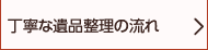 丁寧な遺品整理の流れ
